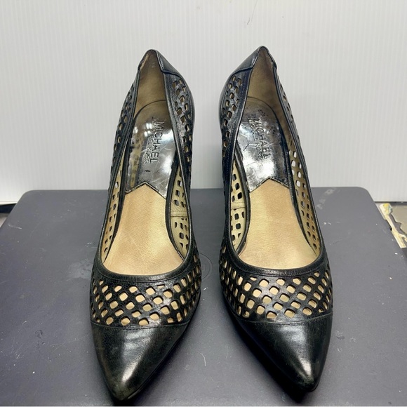 Michael Kors Black Stiletto Heels with Pointed Toe - Picture 1 of 6